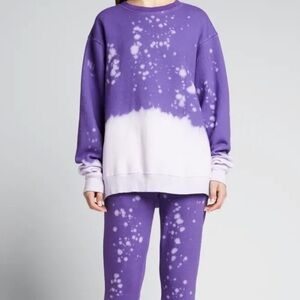 LA DETRESSE Grape Crush Pullover Sweatshirt NWT